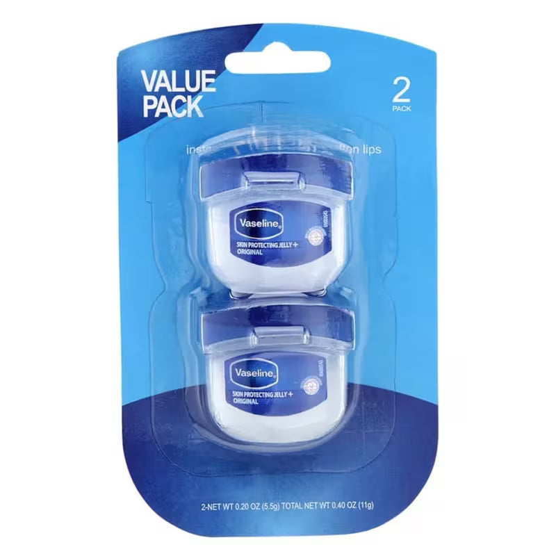 Vaseline Jelly (5.5g) & Total Moisture (10g) & RosyLips Travel Size Set Original
