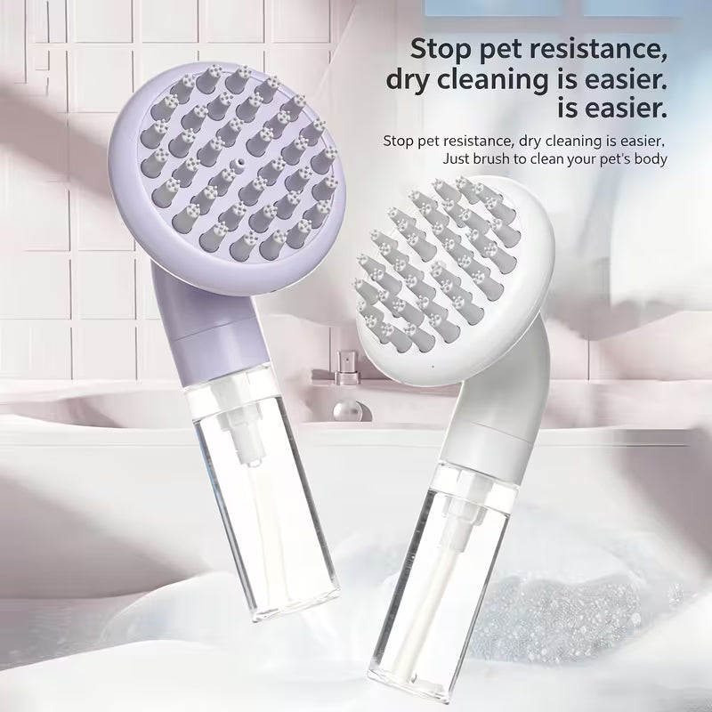 Pet Daily Cleaning Supplies Dog Bath Brush Cat Bath Brush Silicone Bath Massage Brush Pet Care Brush with Liquid