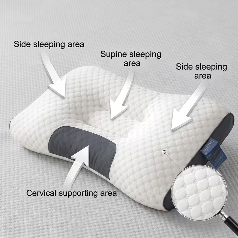 2pcs Neck Pillows, Made of Breathable Fabric That Prevents Sweatiness During Long-term Wear. Features a Removable Zippered Pillowcase, Ergonomically Designed to Fit the Neck for Comfortable Use. Effectively Relieves Shoulder and Neck Pressure