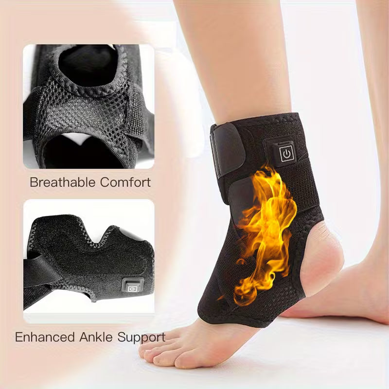 Pad with Three-Level Intelligent Temperature Control to Keep Your Ankles And Insteps Warm. Suitable for Relieving Muscle Soreness, Aiding Recovery After Exercise, And Assisting with Running. Comfortable And Snug Fit