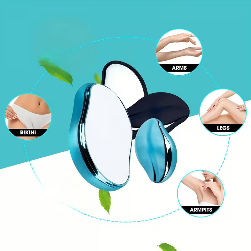 4pcs Hair Eraser for Women and Men - Reusable Hair Remover - Portable Magic Painless Exfoliation Easter Basket Stuffers - 1pc Hair Remover AS