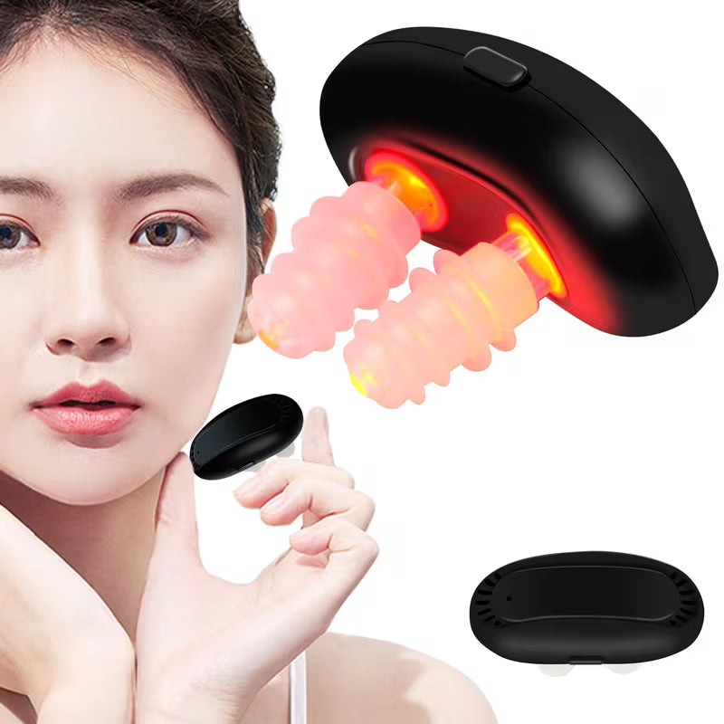 Red Light Nasal Device Portable USB Rechargeable For Sinus Congestion Dry Nose Care Allergy Soother Home Travel Personal Wellness