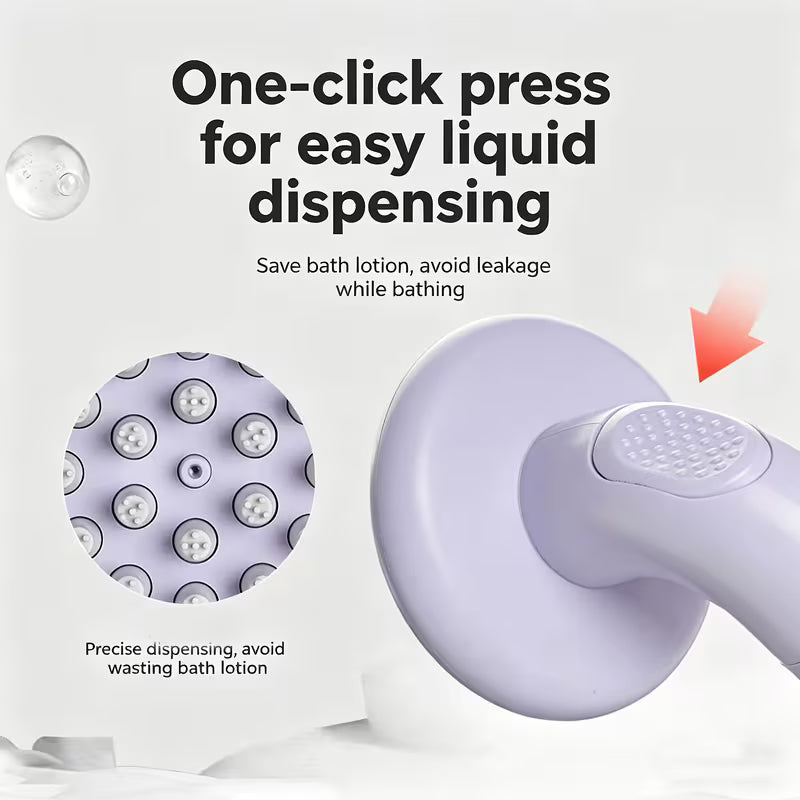 Pet Daily Cleaning Supplies Dog Bath Brush Cat Bath Brush Silicone Bath Massage Brush Pet Care Brush with Liquid