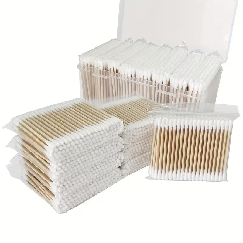 800 Count Swabs for Ears, Bamboo Swabs with Strong Pure Stick, Ear Swabs for Daily Cleaning, Alternatives for Household Users, Arts & Crafts, Strong 100% Pure Stick for Makeup, Daily Cleaning, Pet