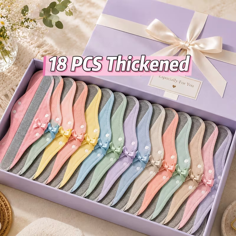 6-Pack Elderly Care Pads Pink Blue Yellow Reusable Washable Soft Breathable Durable Comfortable for Daily Care