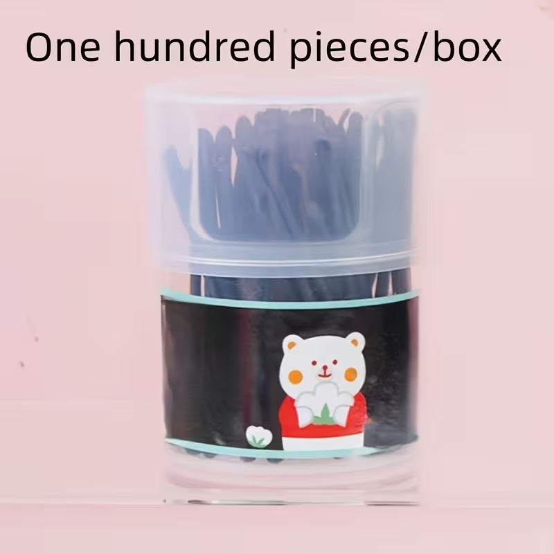 Each Box Contains 100 Swabs in a **2-In-1 Cleaning Set**, Including Swabs And Spoons. The Soft Tips Allow Gentle Cleaning, Making Them Ideal for Thorough Cleaning Tasks. These Are Laboratory Supplies with a Portable Design