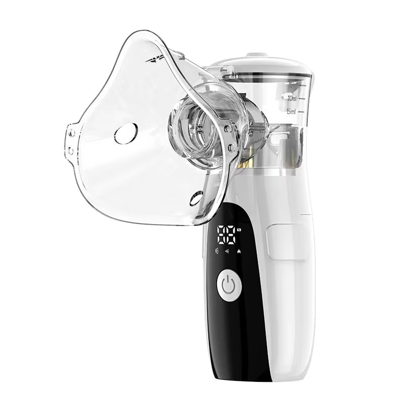 [Portable Nebulizer] Handheld Nebulizer for Respiratory System, Portable Nebulizer with 3 Modes & Auto-Cleaning, Nebulizer for Home Office Travel, Asthma, Breathing Problems, Thanksgiving Health Gift