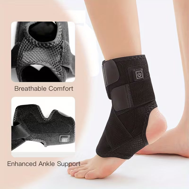 Pad with Three-Level Intelligent Temperature Control to Keep Your Ankles And Insteps Warm. Suitable for Relieving Muscle Soreness, Aiding Recovery After Exercise, And Assisting with Running. Comfortable And Snug Fit
