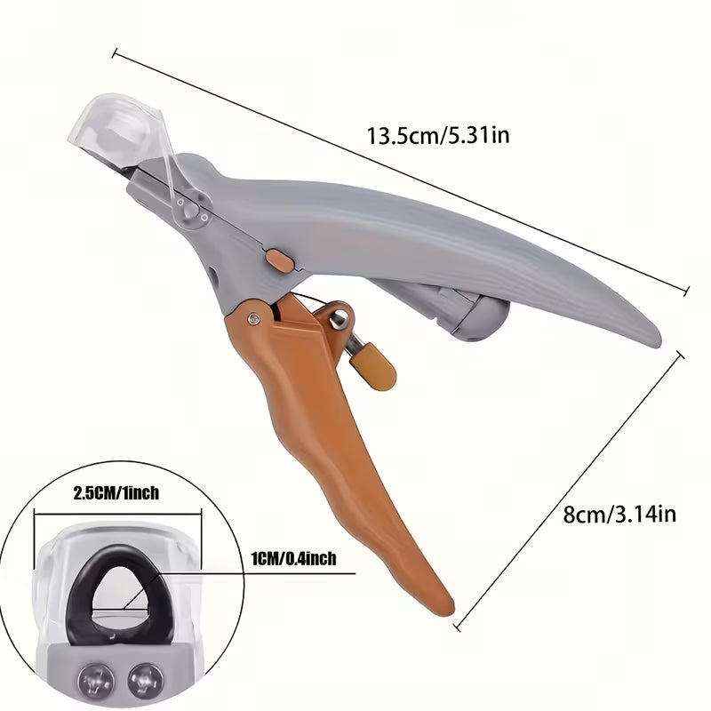 1/2pcs LED Pet Nail Clipper with Ergonomic Non-slip Handle - Precise Cat & Dog Nail Trimmer for Safe, Easy Grooming - Essential Pet Care Supply