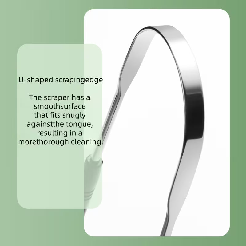 3/6-Pack Tongue Scrapers Stainless Steel Tongue Cleaners – Heavy-Duty Reusable Oral Hygiene Tools with Comfort Grip, Must-Have Cleaning Supplies, Self-Care Products, Oral Cleaners