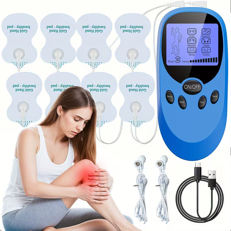 CESLIFF TENS + EMS Muscle Stimulator for Pain Relief — Eases Back, Neck, Arthritis And Foot Pain, Perfect for Post-Workout Muscle Recovery And Relaxation, The Ideal Choice for Home, Fitness Gear, Massage, And Devices!
