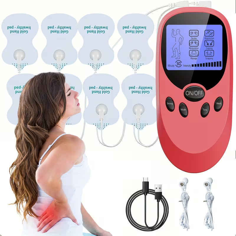 CESLIFF TENS + EMS Muscle Stimulator for Pain Relief — Eases Back, Neck, Arthritis And Foot Pain, Perfect for Post-Workout Muscle Recovery And Relaxation, The Ideal Choice for Home, Fitness Gear, Massage, And Devices!