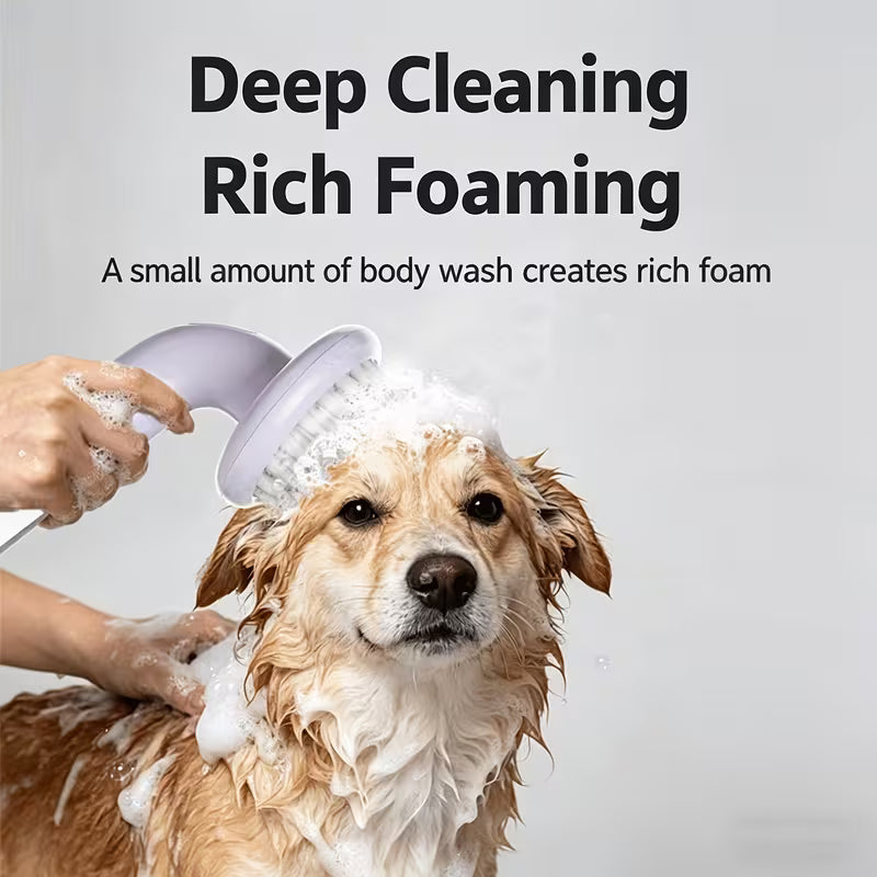 Pet Daily Cleaning Supplies Dog Bath Brush Cat Bath Brush Silicone Bath Massage Brush Pet Care Brush with Liquid