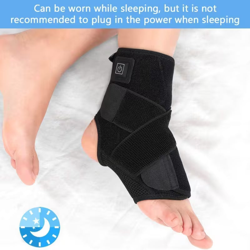 Pad with Three-Level Intelligent Temperature Control to Keep Your Ankles And Insteps Warm. Suitable for Relieving Muscle Soreness, Aiding Recovery After Exercise, And Assisting with Running. Comfortable And Snug Fit