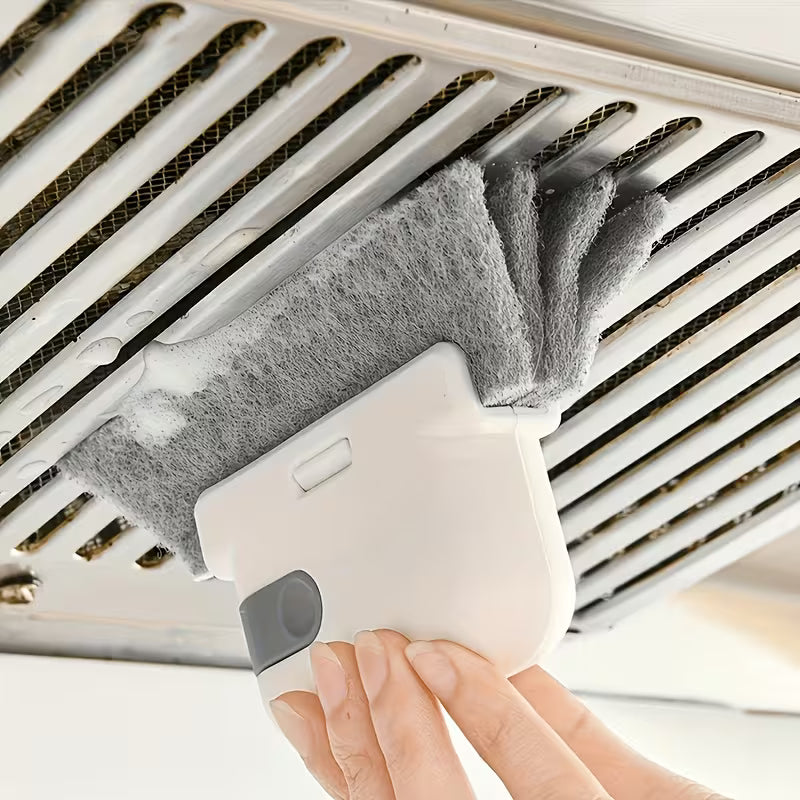 2pcs Window Track Gap Cleaning Brush, Slender Crevice Groove Cleaner for Sliding Door Kitchen Household Deep Tidying