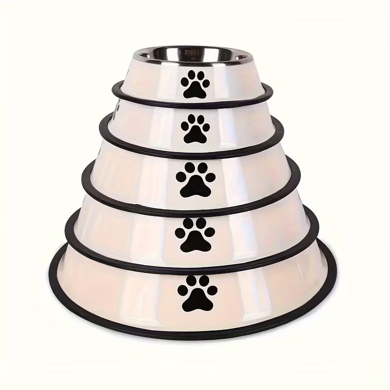 Premium Stainless Steel Pet Bowl - Non-Slip, Easy to Clean, Perfect for Dog And Cat Food And Water! Available In Three Sizes