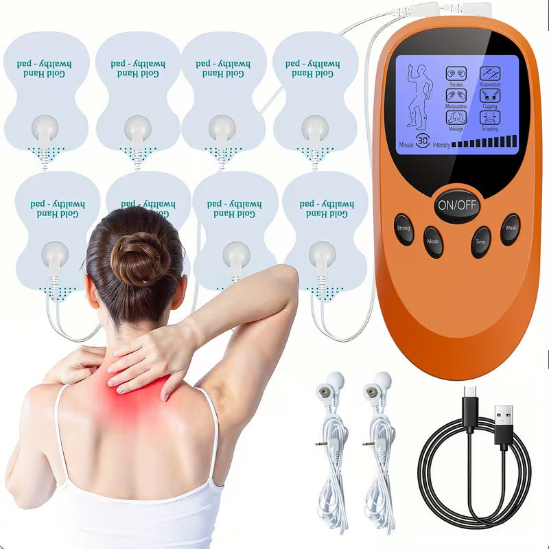 CESLIFF TENS + EMS Muscle Stimulator for Pain Relief — Eases Back, Neck, Arthritis And Foot Pain, Perfect for Post-Workout Muscle Recovery And Relaxation, The Ideal Choice for Home, Fitness Gear, Massage, And Devices!