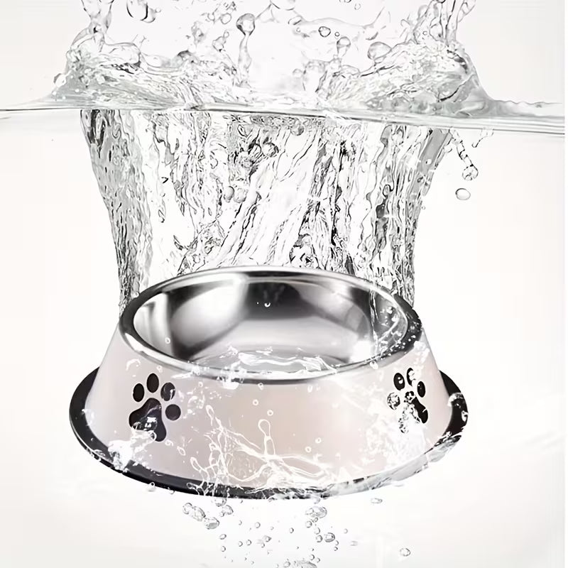 Premium Stainless Steel Pet Bowl - Non-Slip, Easy to Clean, Perfect for Dog And Cat Food And Water! Available In Three Sizes