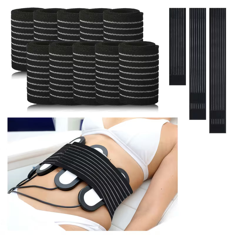 Set of 14 Elastic Bandage Spare Parts for Laser Lipo Machines, Available in Three Sizes, Designed for Slimming Beauty Devices. These Adjustable Straps And Pads Are Essential Additions for Lipo Laser Treatments