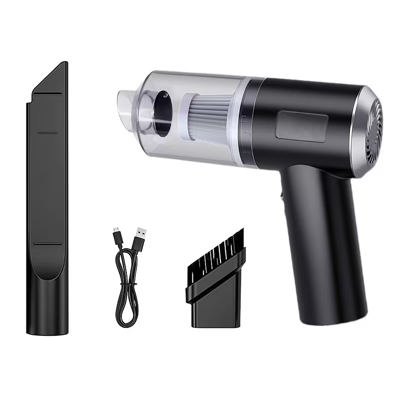 Multifunctional Wireless Charging Mini Vacuum Cleaner, Large Suction Power, Wireless Power Supply, Suitable for Computer Cleaning, Household Cleaning, Car Cleaning, Valentine'S Day And New Year'S Gift, July 4Th Gifts