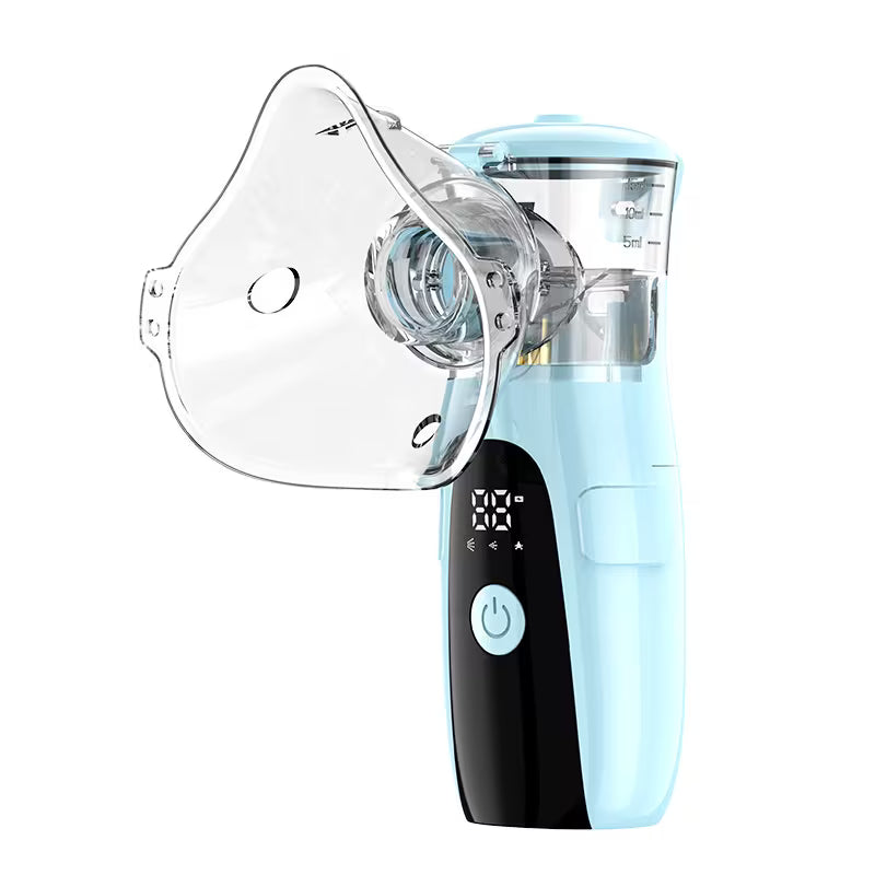 [Portable Nebulizer] Handheld Nebulizer for Respiratory System, Portable Nebulizer with 3 Modes & Auto-Cleaning, Nebulizer for Home Office Travel, Asthma, Breathing Problems, Thanksgiving Health Gift