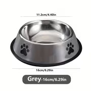 Premium Stainless Steel Pet Bowl - Non-Slip, Easy to Clean, Perfect for Dog And Cat Food And Water! Available In Three Sizes