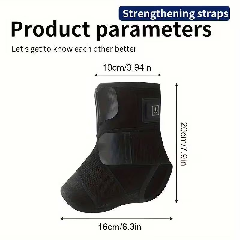 Pad with Three-Level Intelligent Temperature Control to Keep Your Ankles And Insteps Warm. Suitable for Relieving Muscle Soreness, Aiding Recovery After Exercise, And Assisting with Running. Comfortable And Snug Fit