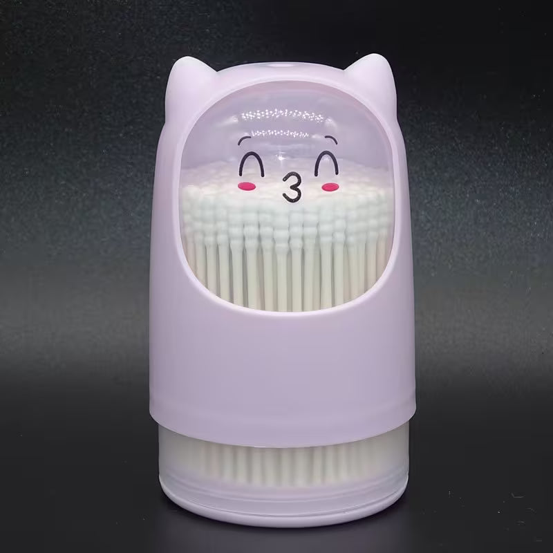 swabs, paper sticks, threaded heads, ultra-fine ear cleaning, wholesale in supermarkets and department stores, rotating cartoon swabs
