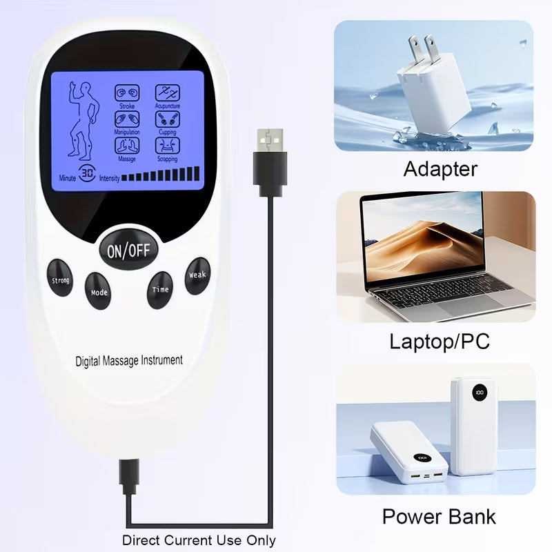 CESLIFF TENS + EMS Muscle Stimulator for Pain Relief — Eases Back, Neck, Arthritis And Foot Pain, Perfect for Post-Workout Muscle Recovery And Relaxation, The Ideal Choice for Home, Fitness Gear, Massage, And Devices!