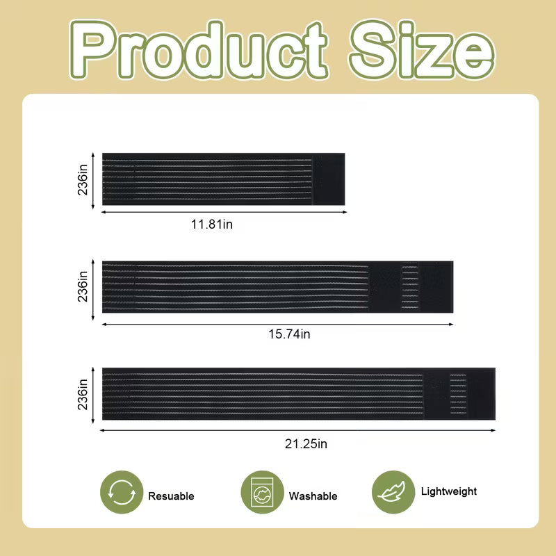 Set of 14 Elastic Bandage Spare Parts for Laser Lipo Machines, Available in Three Sizes, Designed for Slimming Beauty Devices. These Adjustable Straps And Pads Are Essential Additions for Lipo Laser Treatments