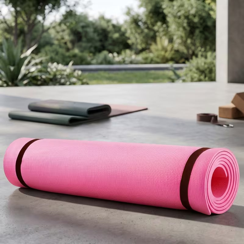This Yoga Mat Is Suitable for Both Men And Women. It Is Made of Durable 3Mm PVC Material, Features an Anti-Slip Surface, And Has a Foldable Design. It Is Ideal for Home Fitness, Pilates, Floor Exercises, And Yoga Practice