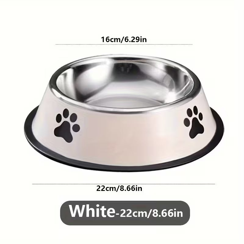 Premium Stainless Steel Pet Bowl - Non-Slip, Easy to Clean, Perfect for Dog And Cat Food And Water! Available In Three Sizes