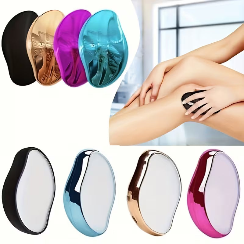 4pcs Hair Eraser for Women and Men - Reusable Hair Remover - Portable Magic Painless Exfoliation Easter Basket Stuffers - 1pc Hair Remover AS