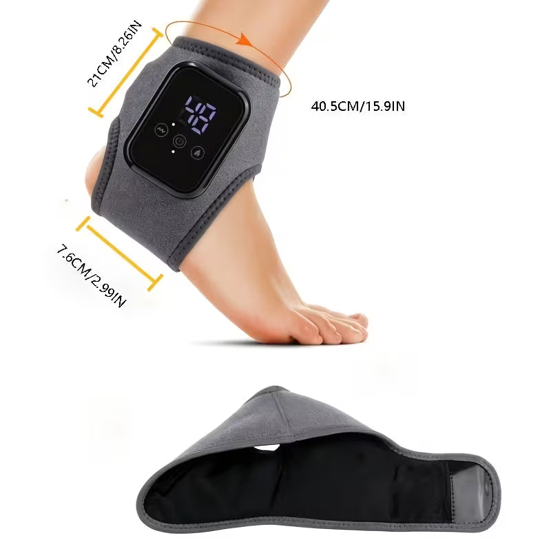 Portable Electric Foot Massager with 3 Heat Settings, 3 Vibration Modes, Timer Function, And Touch Controls; Adjustable Size; Suitable for Both Left And Right Feet; Specifically Designed for Foot And Ankle Massage
