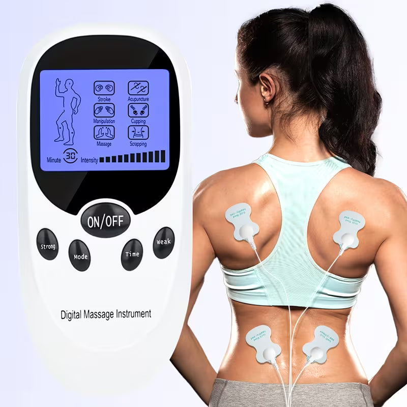 CESLIFF TENS + EMS Muscle Stimulator for Pain Relief — Eases Back, Neck, Arthritis And Foot Pain, Perfect for Post-Workout Muscle Recovery And Relaxation, The Ideal Choice for Home, Fitness Gear, Massage, And Devices!