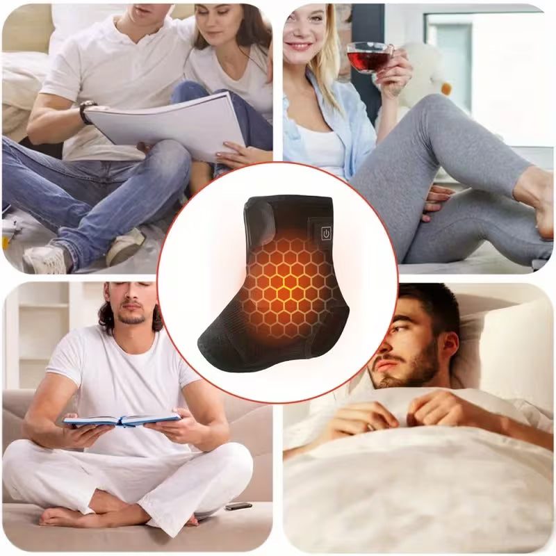 Pad with Three-Level Intelligent Temperature Control to Keep Your Ankles And Insteps Warm. Suitable for Relieving Muscle Soreness, Aiding Recovery After Exercise, And Assisting with Running. Comfortable And Snug Fit