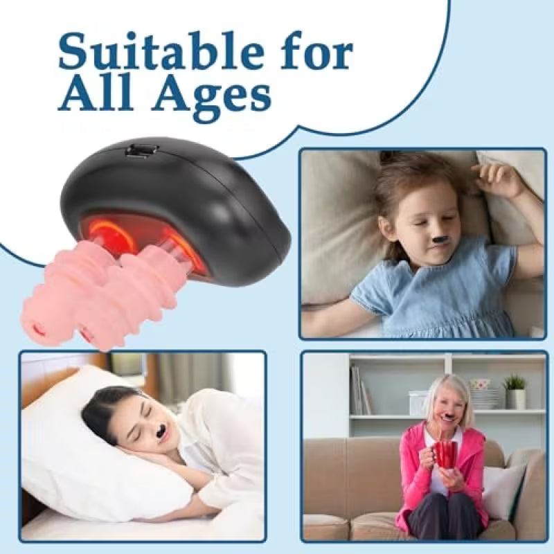 Red Light Nasal Device Portable USB Rechargeable For Sinus Congestion Dry Nose Care Allergy Soother Home Travel Personal Wellness