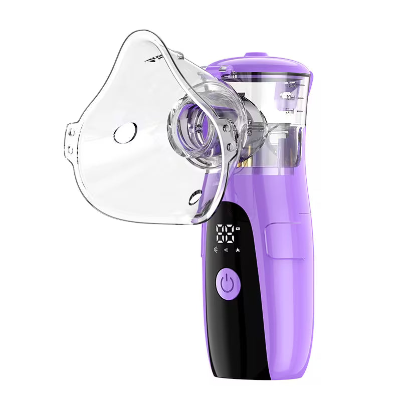 [Portable Nebulizer] Handheld Nebulizer for Respiratory System, Portable Nebulizer with 3 Modes & Auto-Cleaning, Nebulizer for Home Office Travel, Asthma, Breathing Problems, Thanksgiving Health Gift