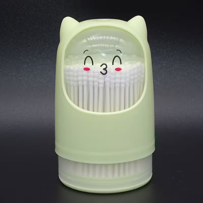 swabs, paper sticks, threaded heads, ultra-fine ear cleaning, wholesale in supermarkets and department stores, rotating cartoon swabs