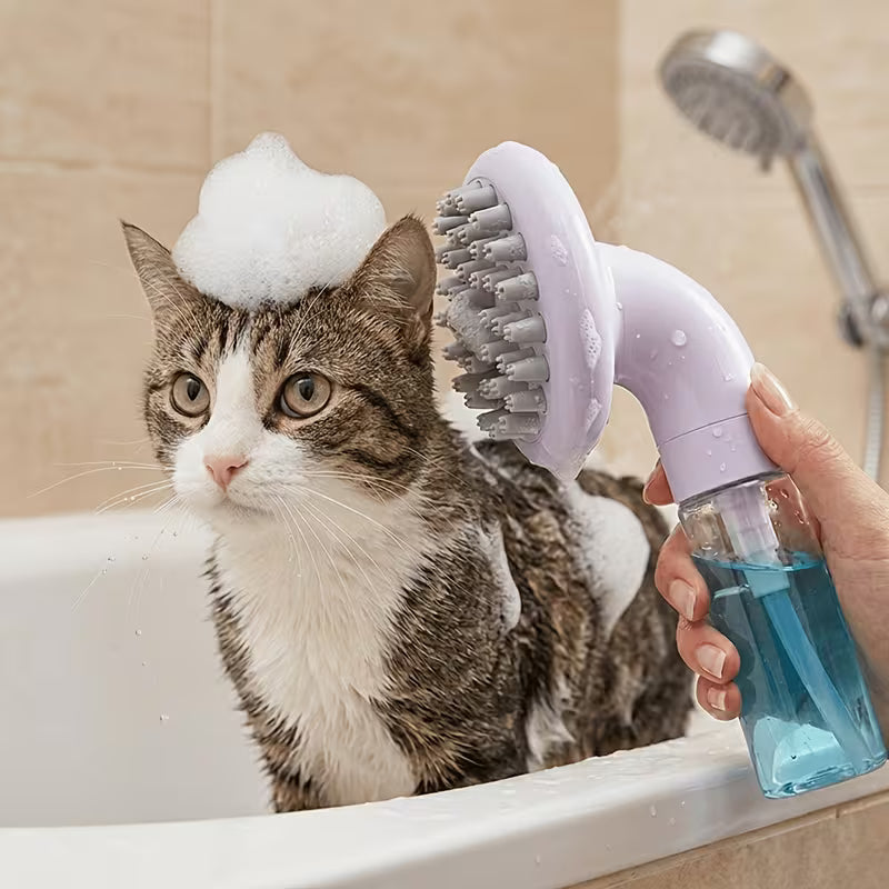 Pet Daily Cleaning Supplies Dog Bath Brush Cat Bath Brush Silicone Bath Massage Brush Pet Care Brush with Liquid